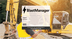 Desktop Screenshot of login.blastmanager.no